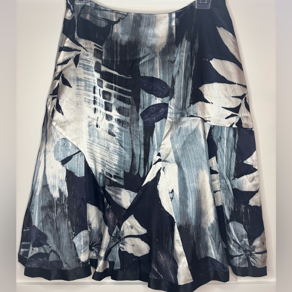 Chico's Black and White A-Line Skirt size 2.5 NEW